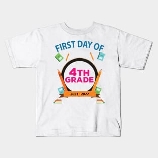 First Day Of 4Th Grade Kids T-Shirt